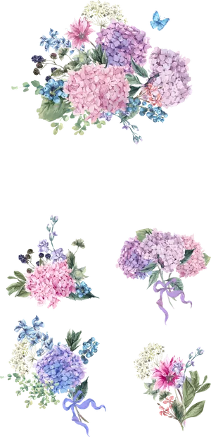 Elegant_ Hydrangea_ Floral_ Arrangement