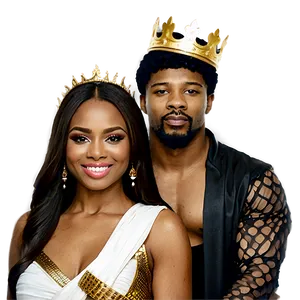 Elegant King And Queen PNG Xbo50