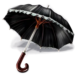 Elegant Lady's Umbrella PNG 05232024
