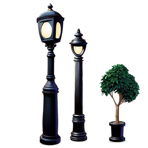 Elegant Lamp Post Light Png Bok96 PNG image