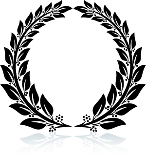 Elegant Laurel Wreath Design