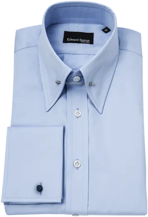 Elegant Light Blue Dress Shirt PNG image