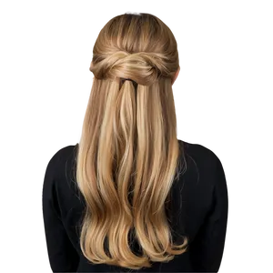 Elegant Long Hairstyle PNG 05242024