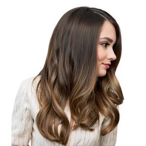 Elegant Long Hairstyle Png Ocq55 PNG image