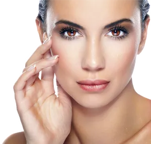 Elegant Makeup Model