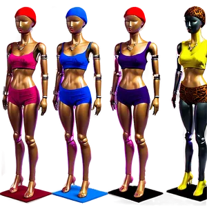 Elegant Mannequin Stand PNG Ine