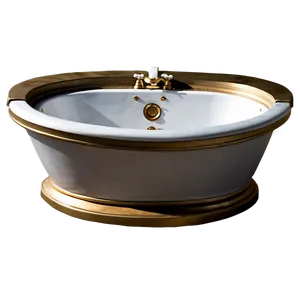 Elegant Marble Bath Tub Png 67 PNG image