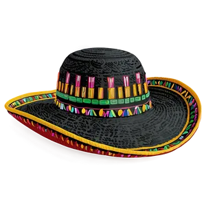 Elegant Mexican Hat PNG Str PNG