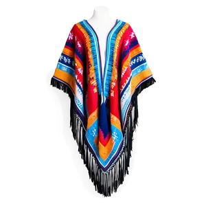 Elegant Mexican Poncho Design PNG 68 PNG