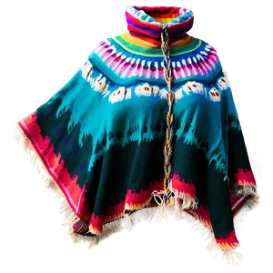 Elegant Mexican Poncho Design PNG Nwt61 PNG