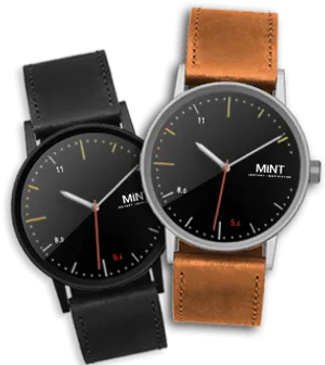 Elegant Minimalist Watches PNG