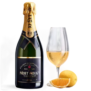 Elegant Moet Champagne Setting Png 06282024 PNG image