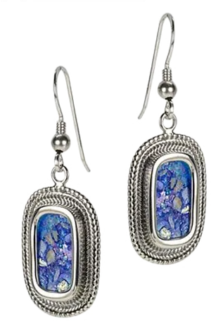 Elegant Opal Drop Earrings PNG image