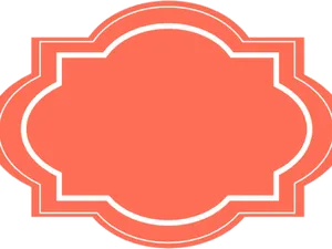 Elegant Orange Frame Design