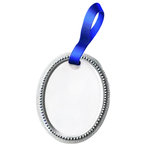Elegant Oval Tag PNG 05252024