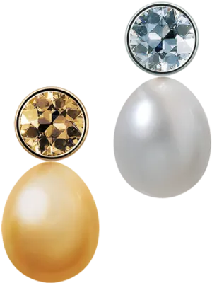 Elegant Pearland Gemstone Earrings PNG image