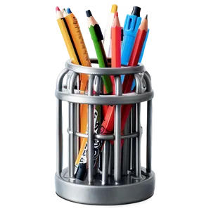 Elegant Pencil Holder PNG Wru