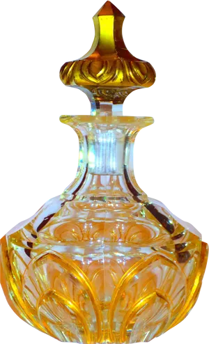 Elegant Perfume Bottle PNG image