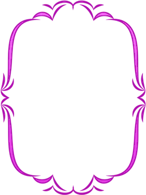 Elegant Pink Frame Design PNG image