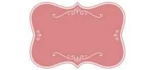 Elegant Pink Frame Design