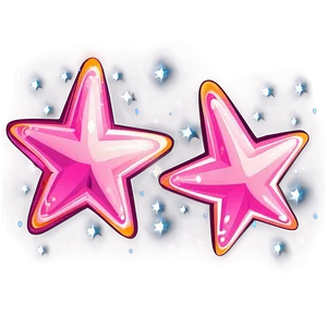 Elegant Pink Stars PNG 51 PNG