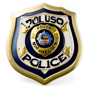Elegant Police Badge PNG 41