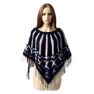 Elegant Poncho For Women Png Loe PNG image