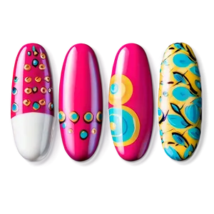 Elegant Press-on Nails Png 17 PNG image