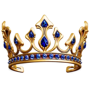 Elegant Princess Crown Design Png Rua PNG image
