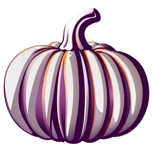 Elegant Pumpkin Silhouette PNG Cbx