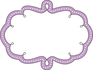 Elegant Purple Frame Design PNG image