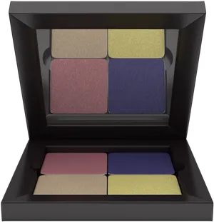 Elegant Quad Eyeshadow Palette PNG
