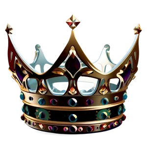 Elegant Queen Crown Silhouette PNG Awm PNG