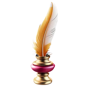 Elegant Quill And Inkwell Png Kgr2 PNG image