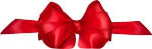 Elegant Red Bow Decoration
