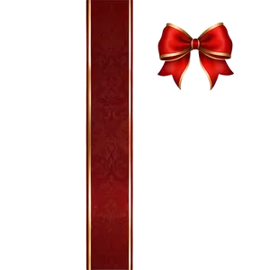 Elegant Red Bow PNG 05252024 PNG