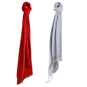 Elegant Red Scarf PNG Neq