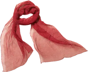 Elegant Red Scarf.png PNG