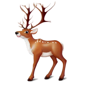 Elegant Reindeer Png 05212024 PNG image