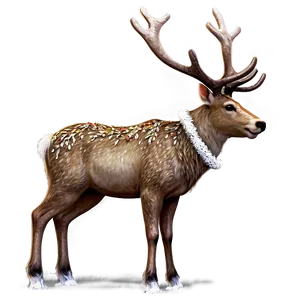 Elegant Reindeer Png Mjt PNG image