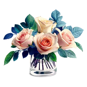 Elegant Roses Arrangement Png Jqg77 PNG image