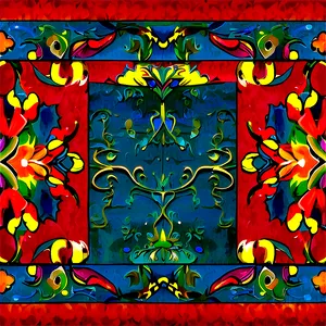 Elegant Silk Carpet PNG Qdb98