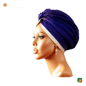 Elegant Silk Turban Png 91 PNG image