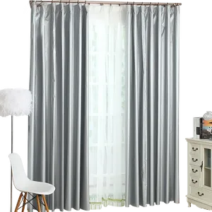 Elegant Silver Curtains Interior Design PNG image