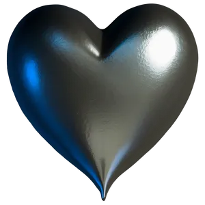 Elegant Silver Heart Design Png Ywb74 PNG image