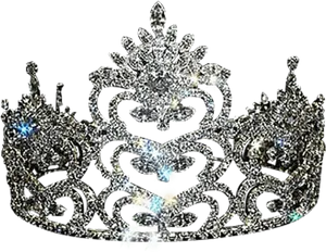 Elegant Silver Queen Crown