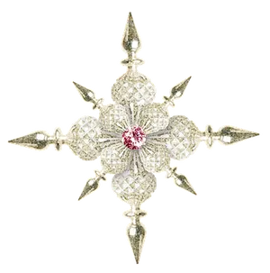Elegant Snowflake Ornament