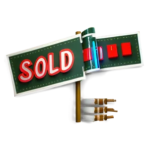 Elegant Sold Sign Png 61 PNG image