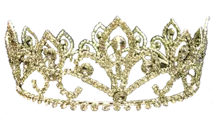 Elegant Sparkling Crown PNG image