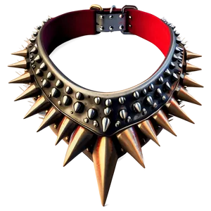 Elegant Spiked Collar Png Enc PNG image